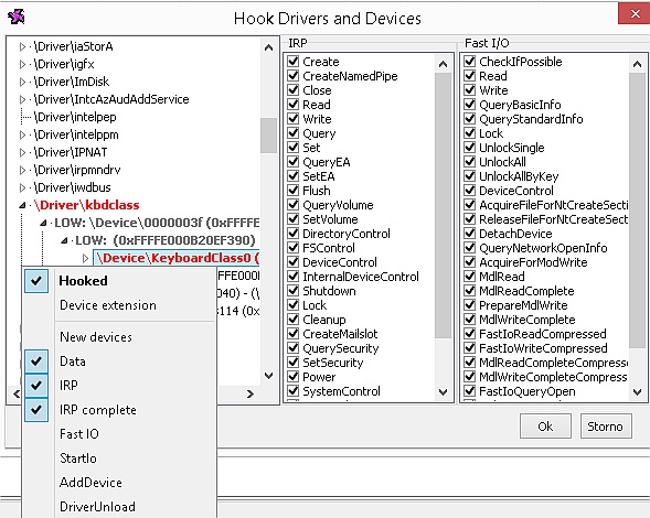 Hooking laptop's PS/2 keyboard