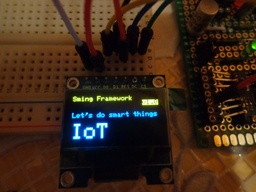 ESP8266 SSD1306 OLED screen example