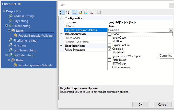 Regular Expression Validation Rule - Picture 254