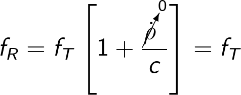 Doppler Shift at Closest Approach