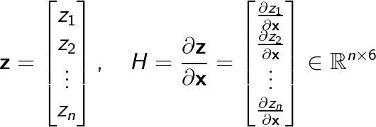 Range Rate Jacobian Multiple