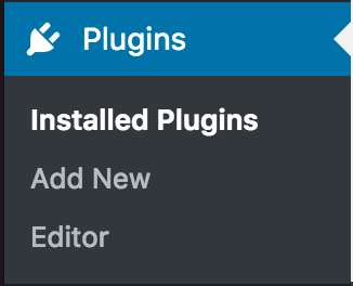 Plugins Menu