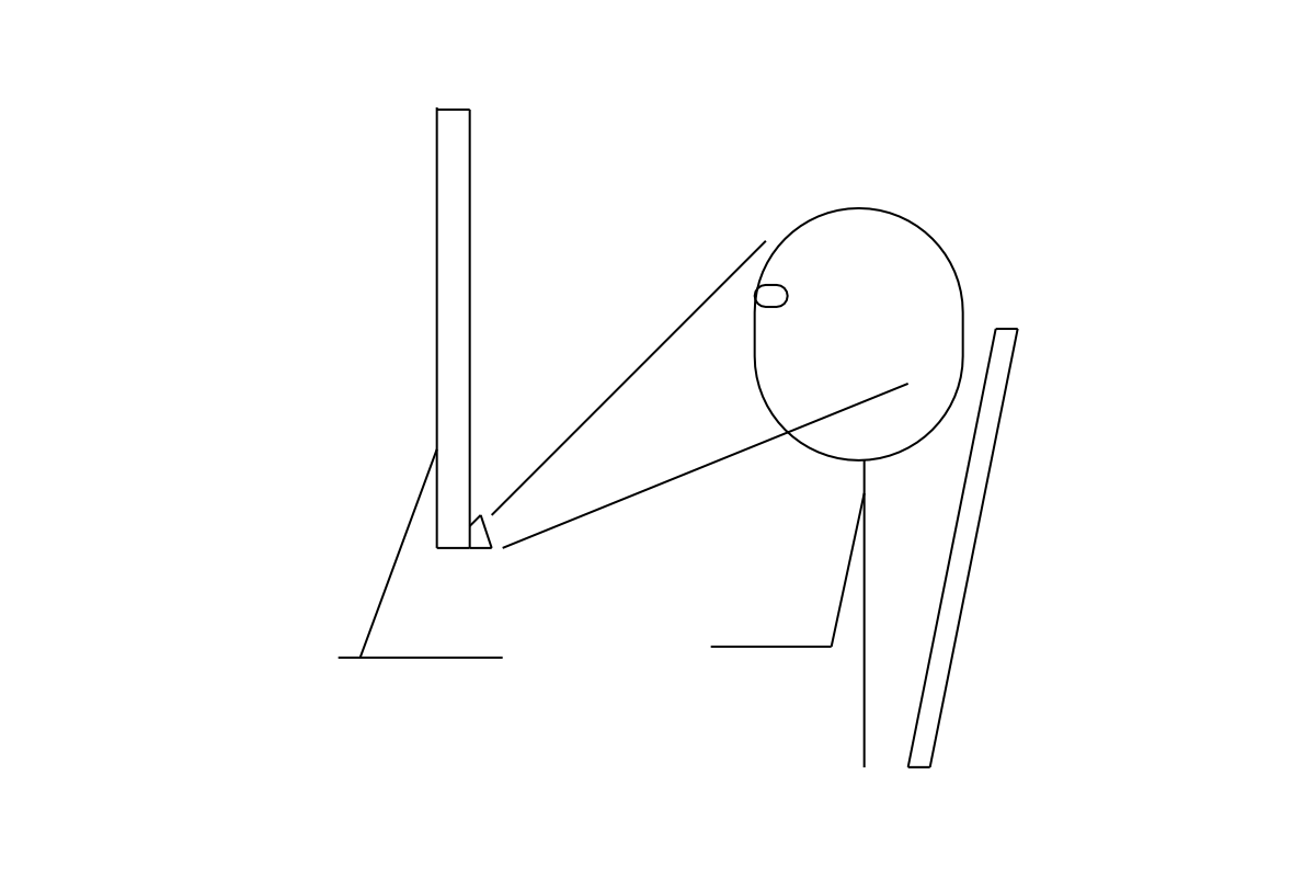 eye tracker angle diagram