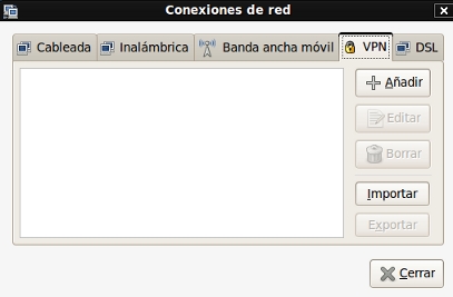 Añadir VPN