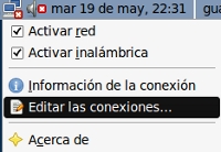 Editar conexiones