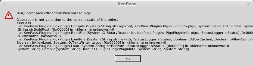 Incorrect Mono Packages Error