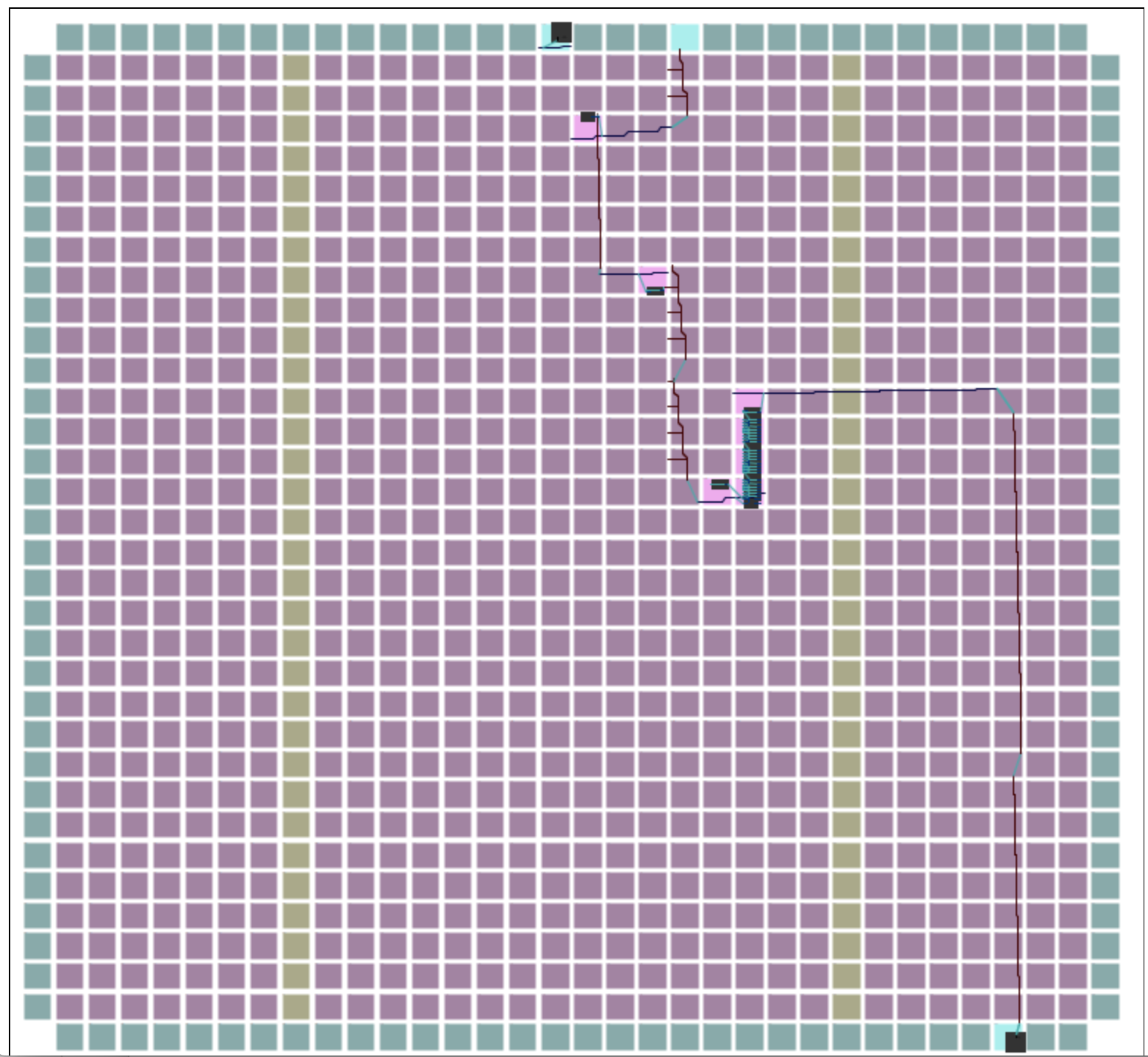 SB_PLL40_PAD Layout