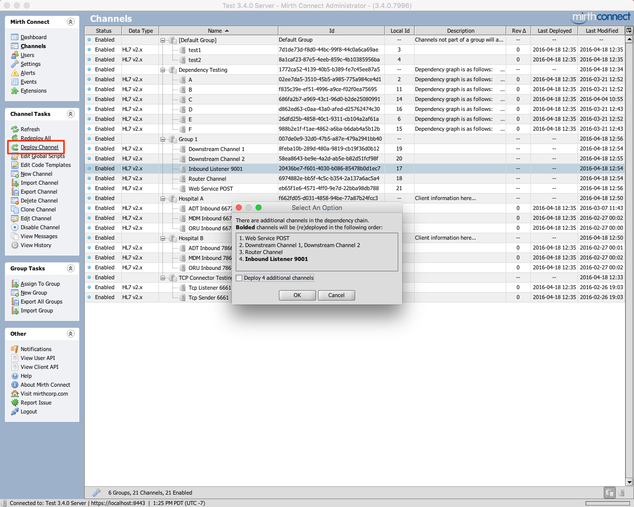 Channel Dependencies 2