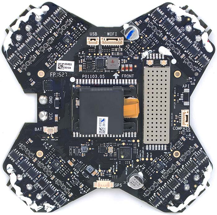 P3C ESC center board v5 A with MC top