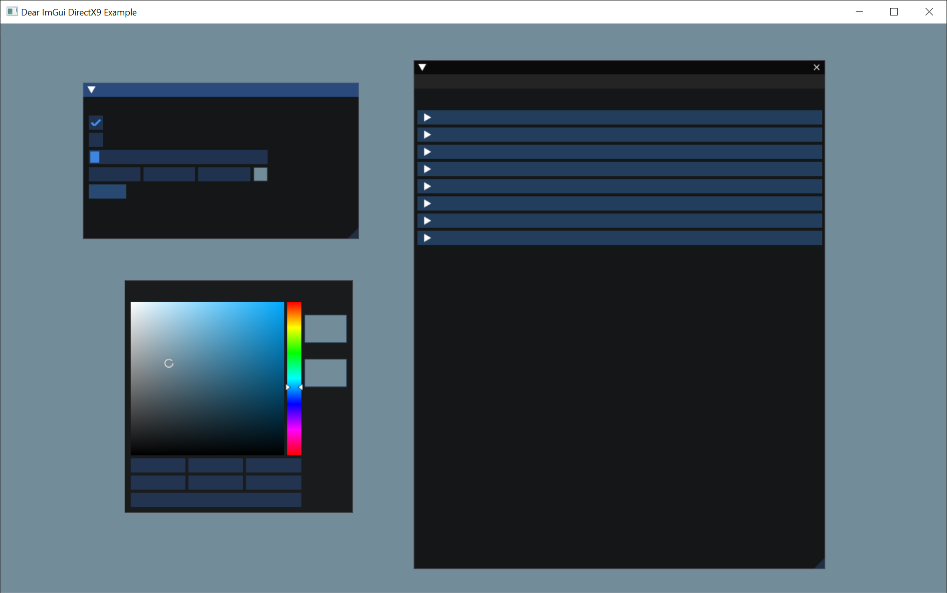 Dear ImGui D2D Triangle Rendering